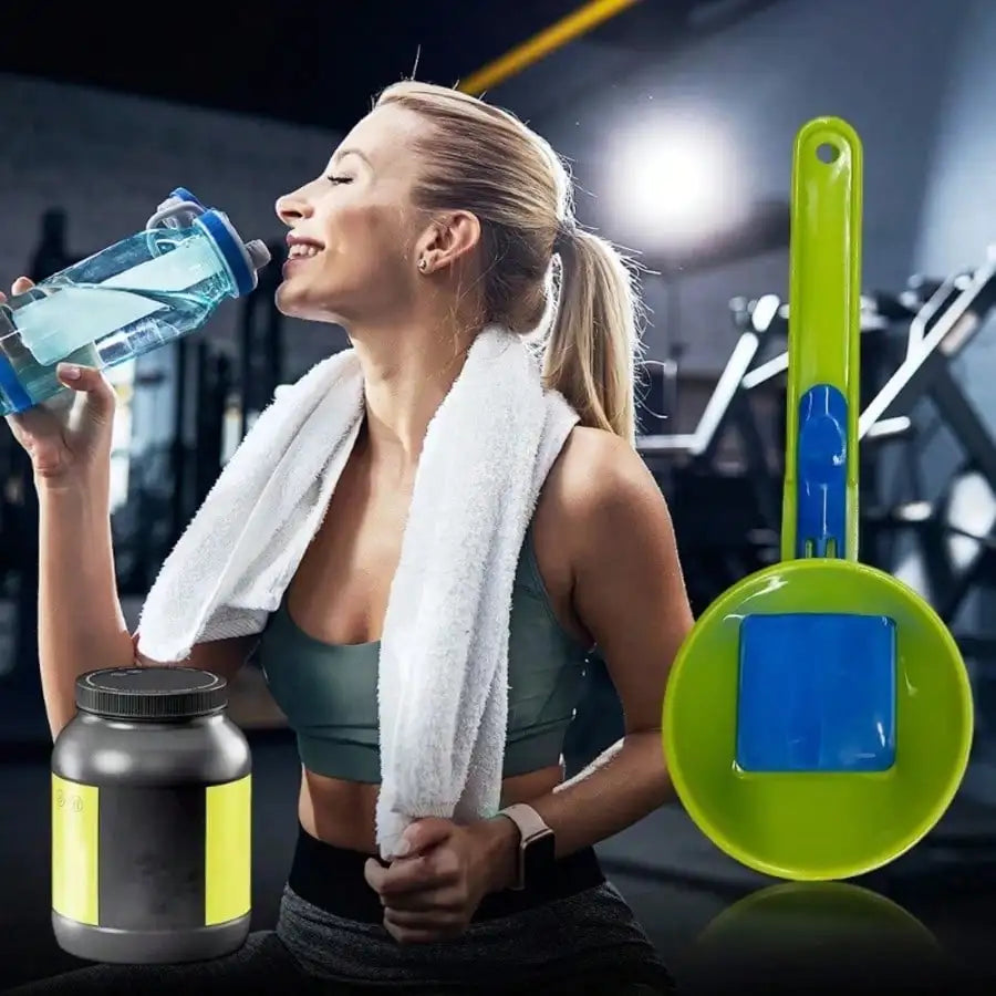 1Pc Mess-Free Protein Powder Funnel Scoop, Portable Supplement Dispenser For Shaker Bottles, On-The-Go Gym Nutrition Funnel