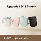 Niimbot 300 DPI High Definition Label Printer Upgraded D11 Wireless Thermal Label Maker Self-Adhesive Labeling Machine