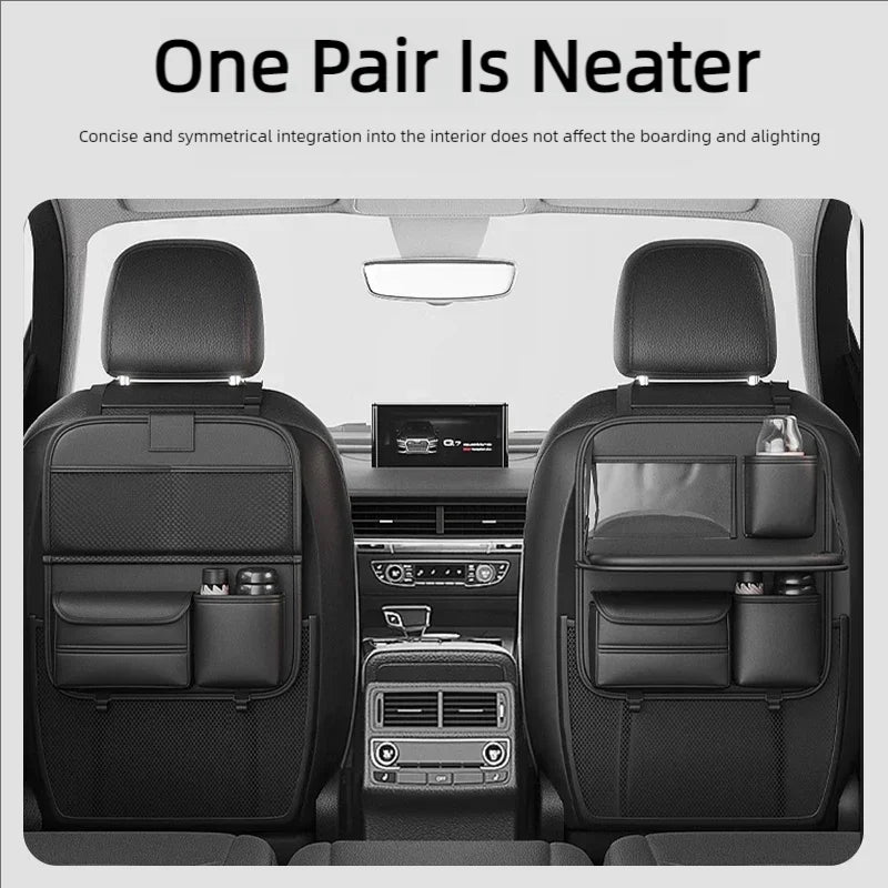 Car seat back Storage Rack Seat Bag Folding Small Table Board