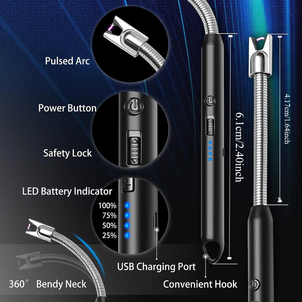 3pcs Rechargeable Electric Lighters