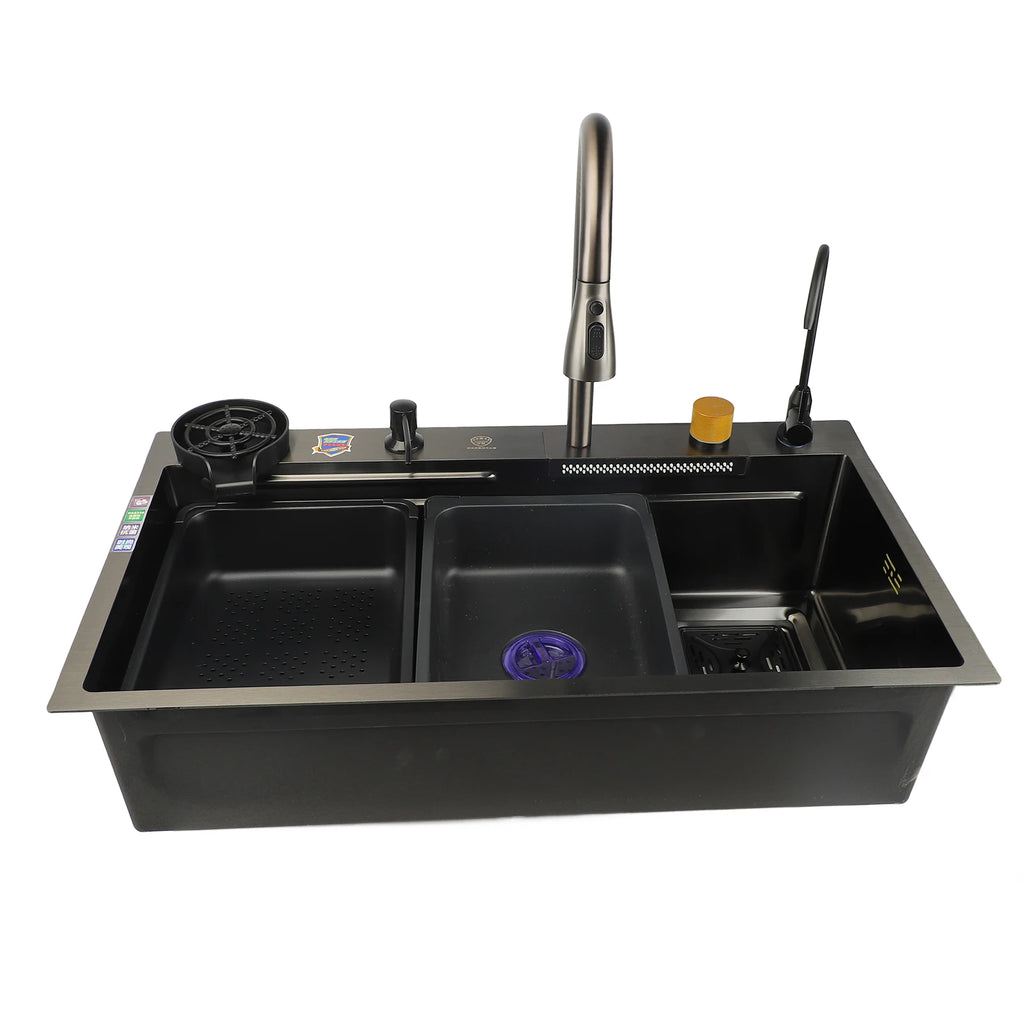 New Undermount Kitchen Sink Kitchen Sink Thickened Space Saving Rustproof Simple Large Capacity Professional for Home Kitchen