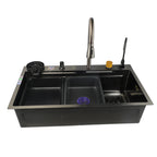 New Undermount Kitchen Sink Kitchen Sink Thickened Space Saving Rustproof Simple Large Capacity Professional for Home Kitchen