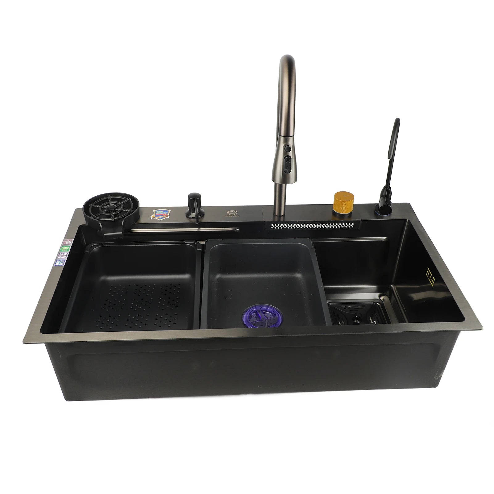 New Undermount Kitchen Sink Kitchen Sink Thickened Space Saving Rustproof Simple Large Capacity Professional for Home Kitchen