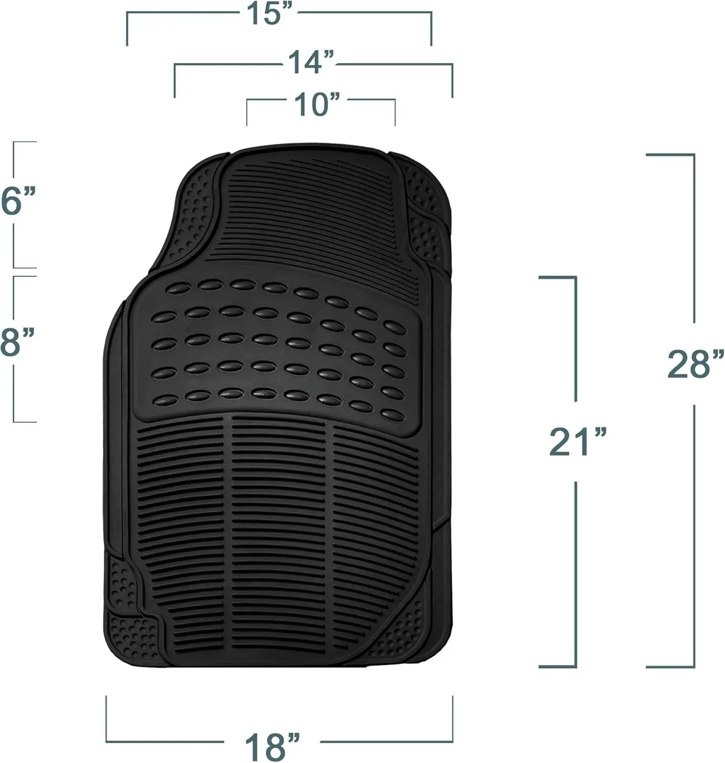 Universal All Weather Car Floor Mats