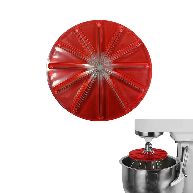 Anti-Splash Cream Scraper for Stand Mixers — 6-Wire Whisk Attachment