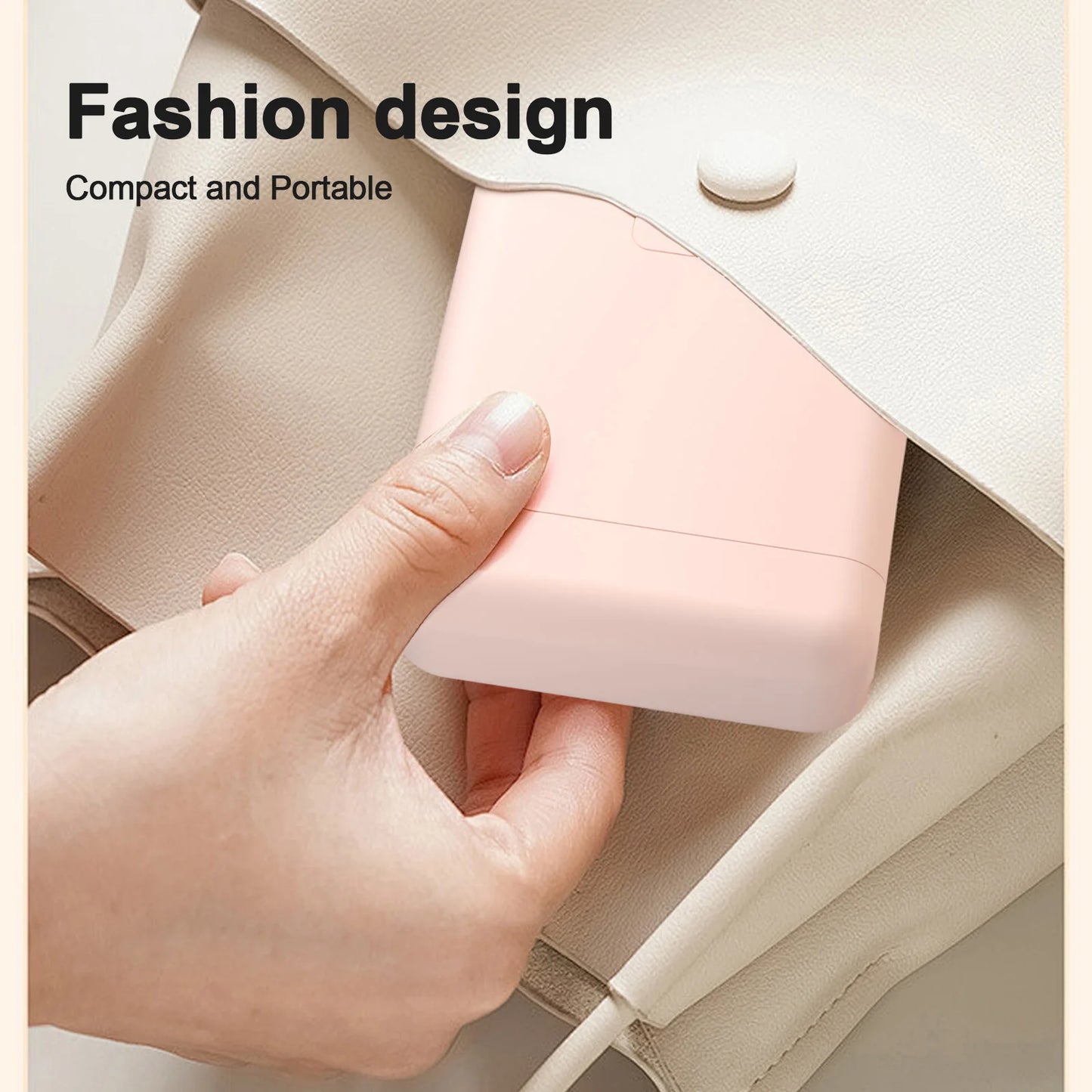 Portable Label Maker with Tape — Mini Thermal Sticker Printer