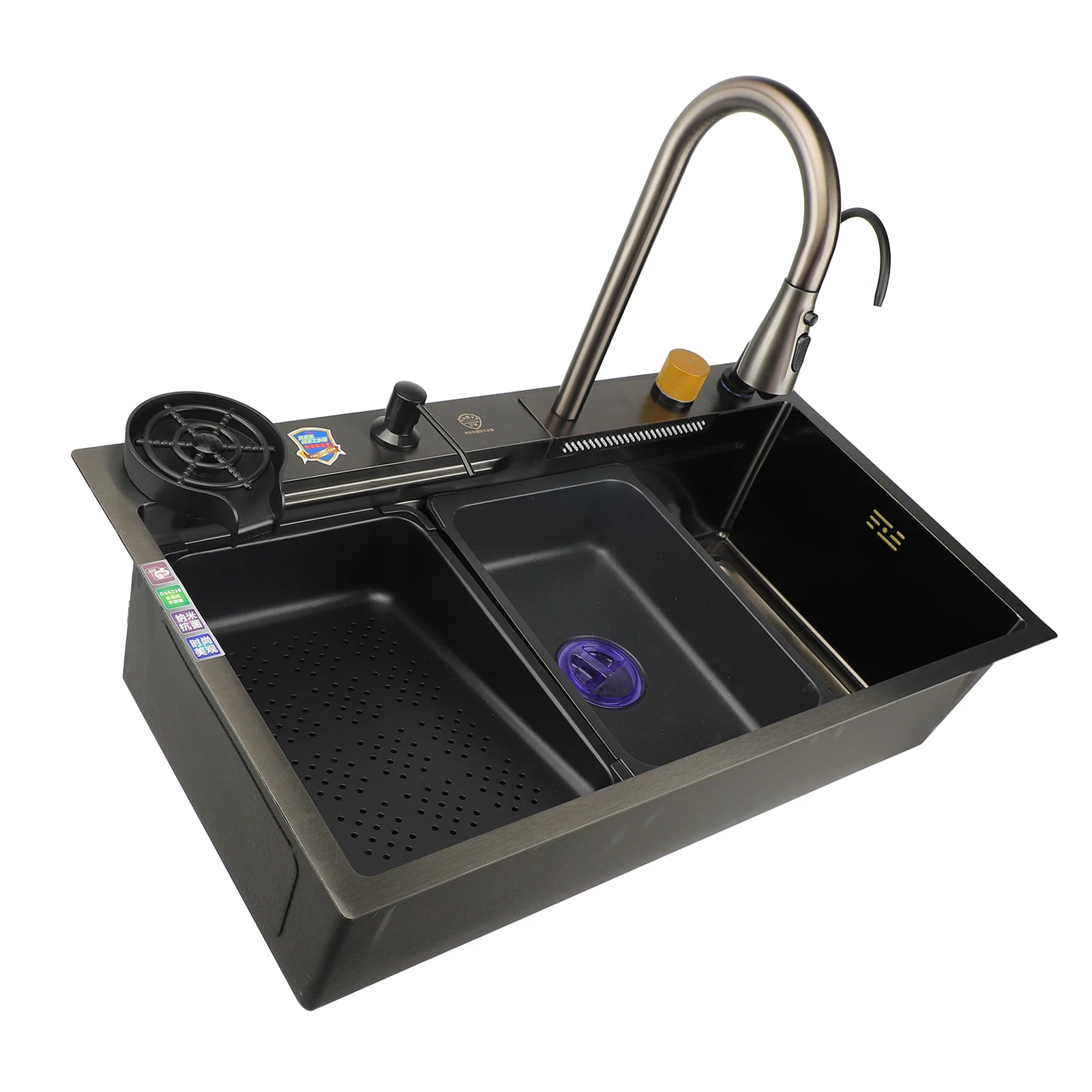 New Undermount Kitchen Sink Kitchen Sink Thickened Space Saving Rustproof Simple Large Capacity Professional for Home Kitchen