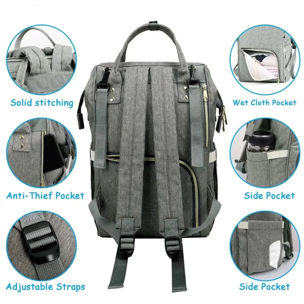 Large Capacity Waterproof Maternity Bag