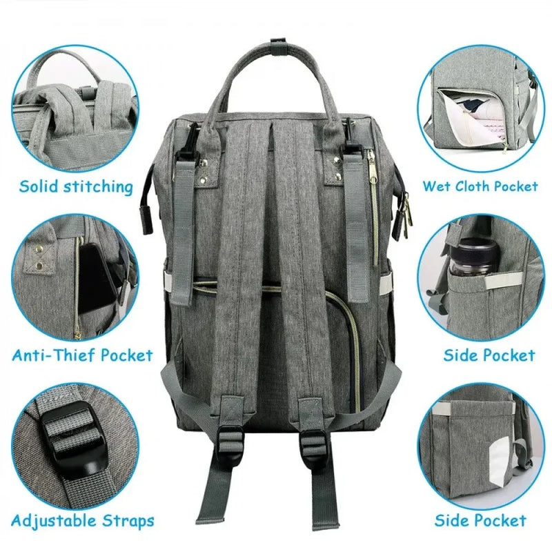 Large Capacity Waterproof Maternity Bag