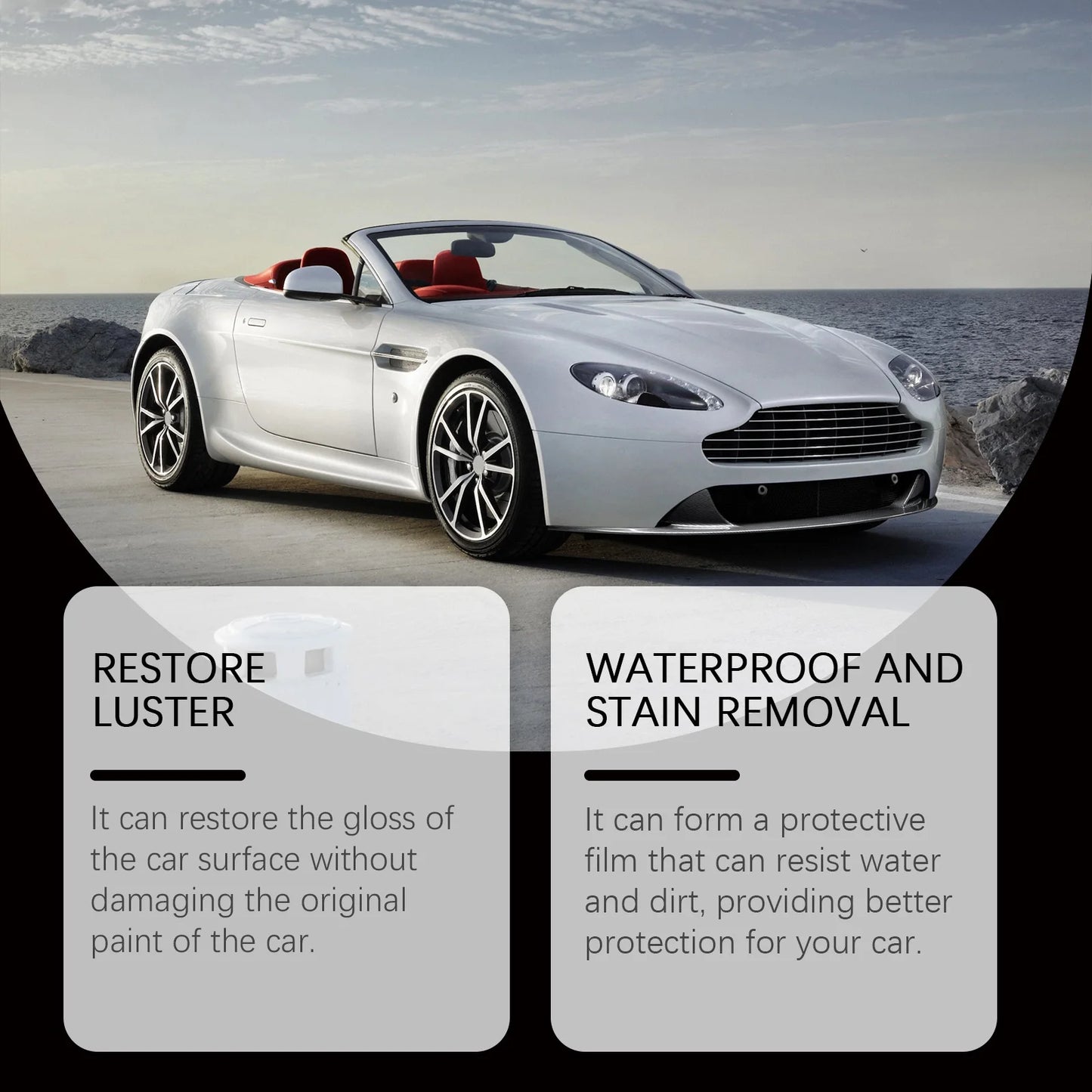 Ceramic Coating Spray for Vehicles, Fast-Apply Paint Protection with Gloss Boost and Anti-Soiling Finish