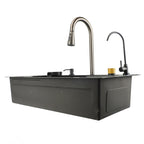 New Undermount Kitchen Sink Kitchen Sink Thickened Space Saving Rustproof Simple Large Capacity Professional for Home Kitchen