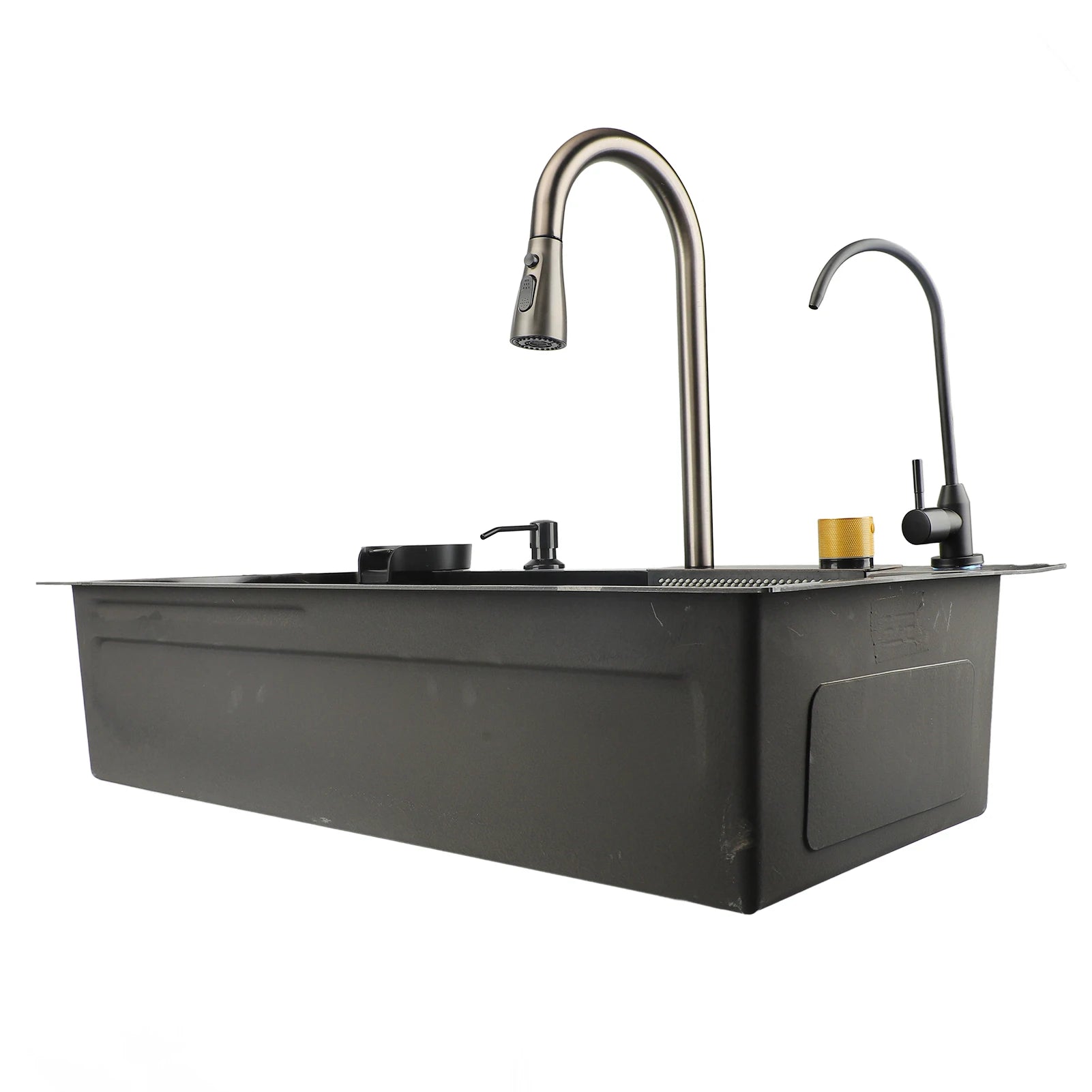 New Undermount Kitchen Sink Kitchen Sink Thickened Space Saving Rustproof Simple Large Capacity Professional for Home Kitchen