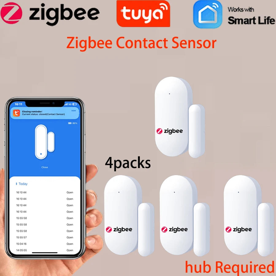 Smart Door & Window Sensor — Works with Alexa & Google Home