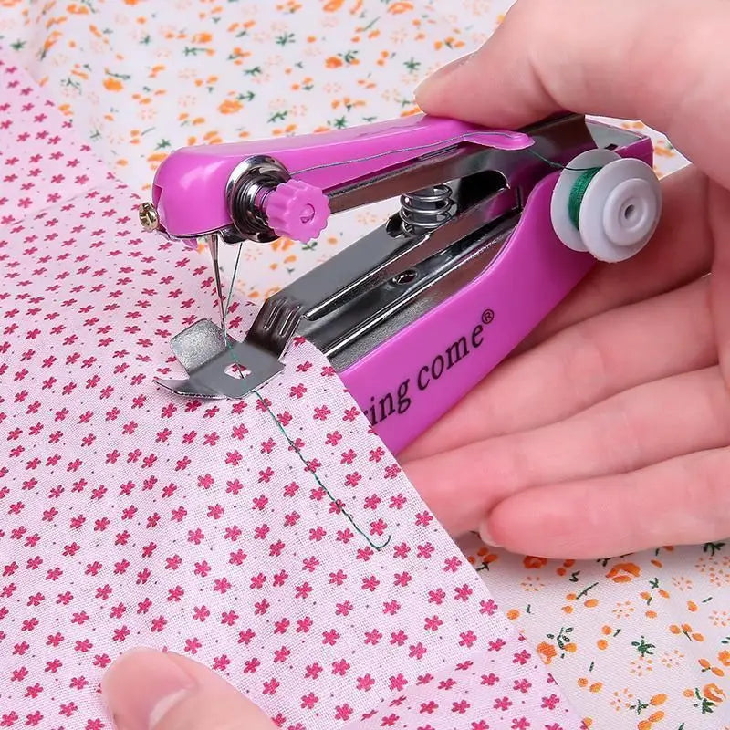 Mini Handheld Portable Sewing Machine — Pocket-Size for Travel