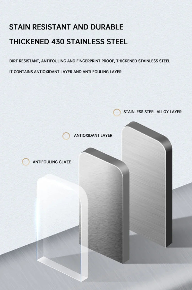 Smart Sensor Trash Can — Stainless Steel, 15L / 20L Kitchen Bin