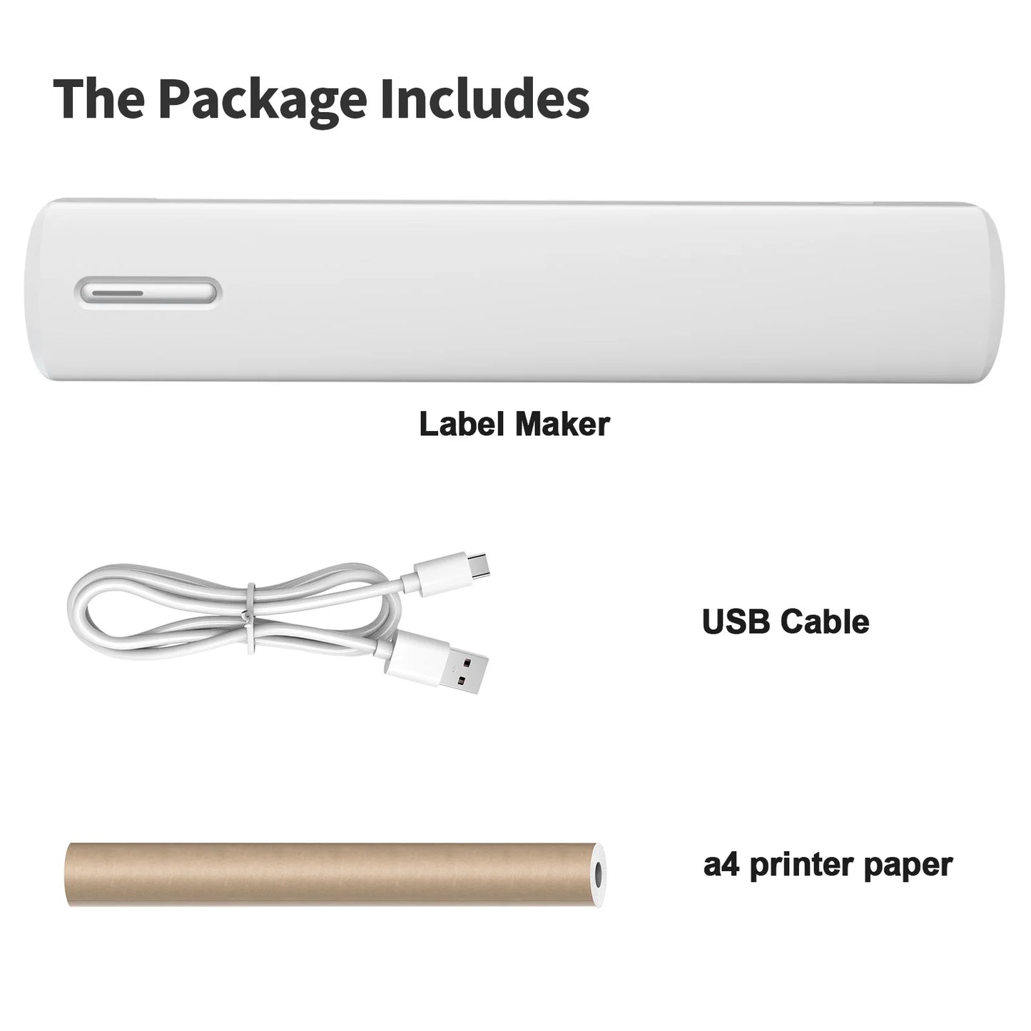 Wireless A4 Thermal Printer — Inkless, Works with iPhone & Android