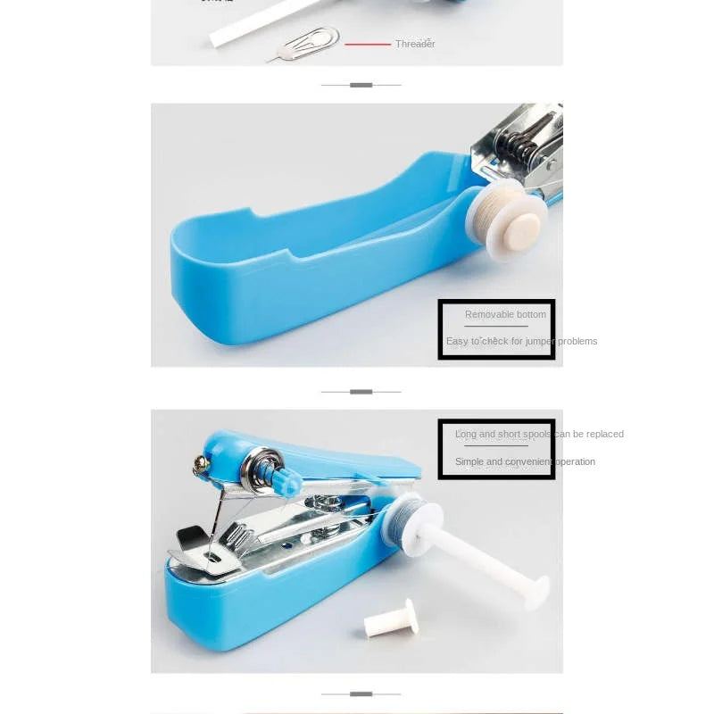 Mini Handheld Portable Sewing Machine — Pocket-Size for Travel