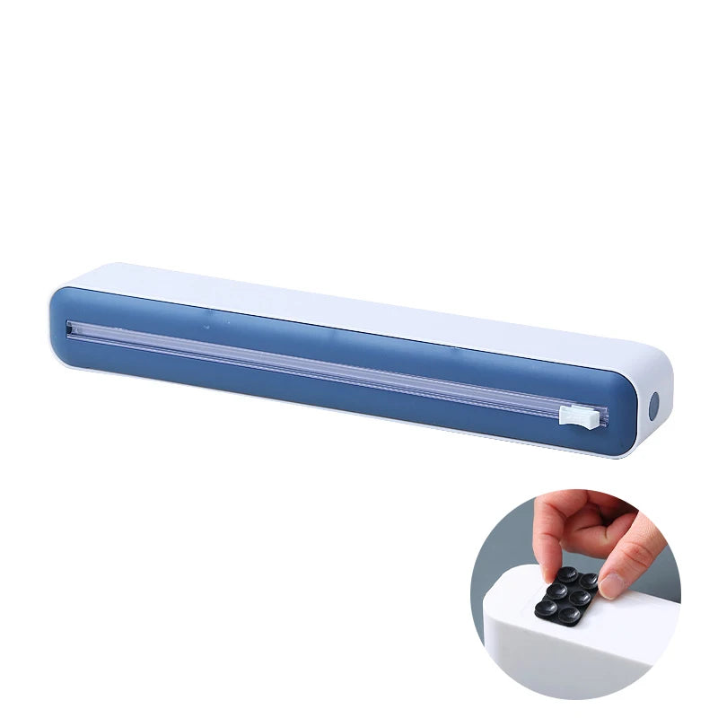 Magnetic Wrap & Foil Dispenser with Cutter — Kitchen Storage Box