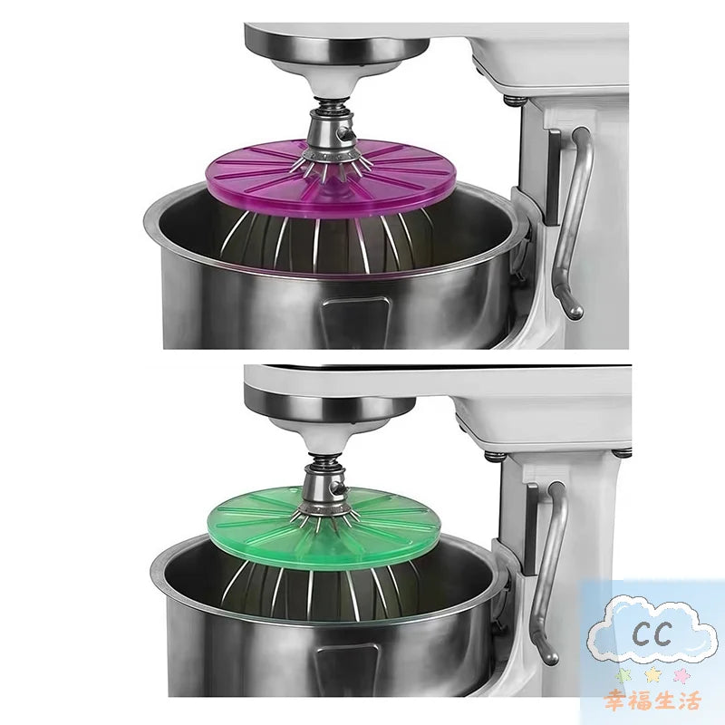 Anti-Splash Cream Scraper for Stand Mixers — 6-Wire Whisk Attachment