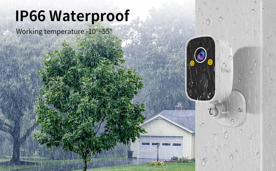 Vstarcam 4G LTE Solar Security Camera — 3MP, PIR Human Detection