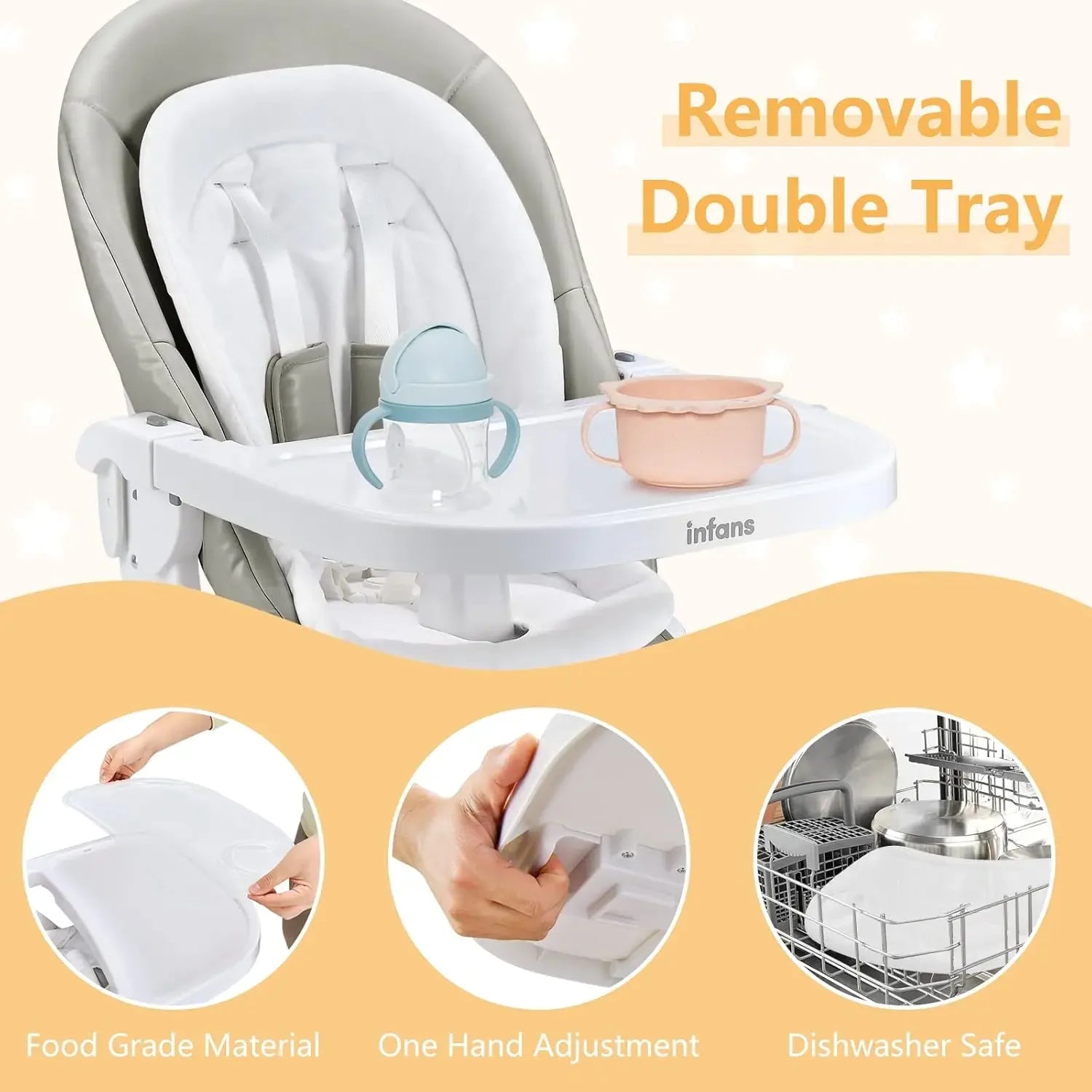 3 in 1 baby high chair