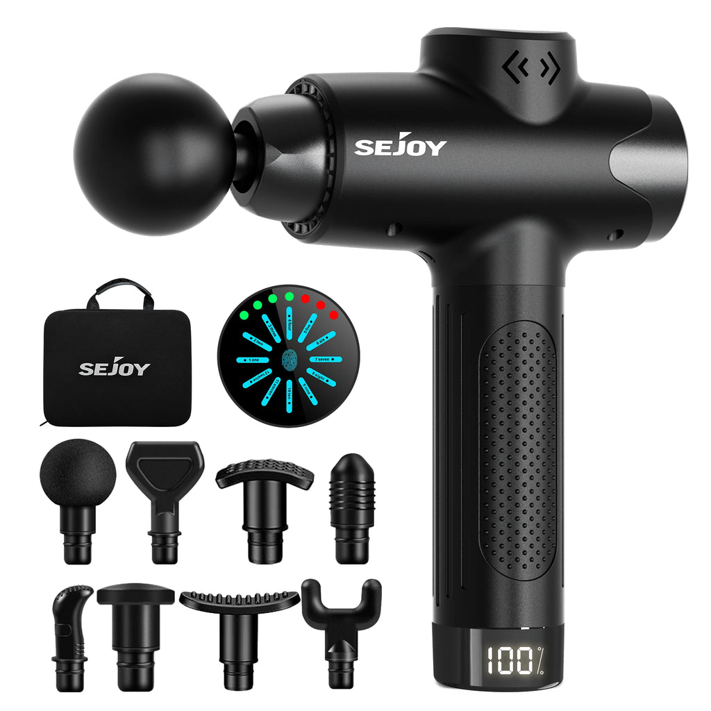 Sejoy Massage Gun for Back, Neck & Muscle Relief