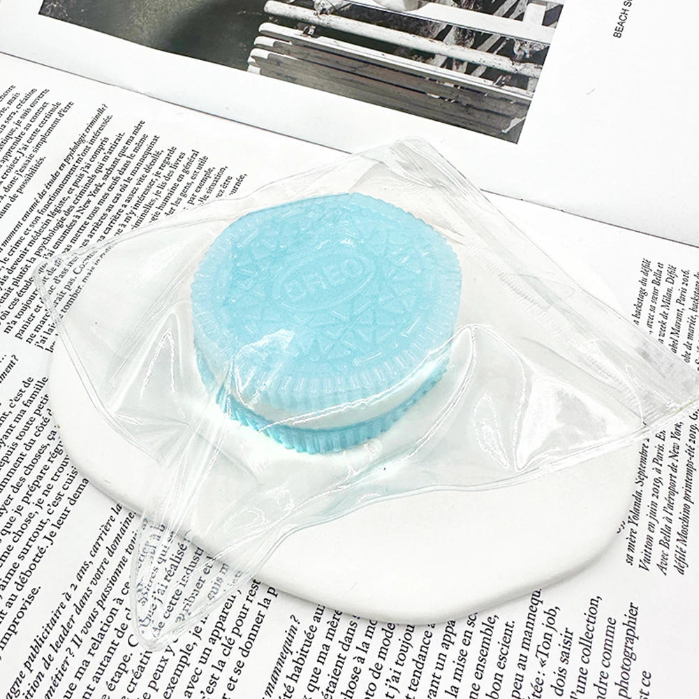 Big Oreo Biscuit Handmade Stress Relief Pinching Toy Kids Adults Anti-stress Ultra-Soft Oreo Fidget Decompression Squeeze Toy