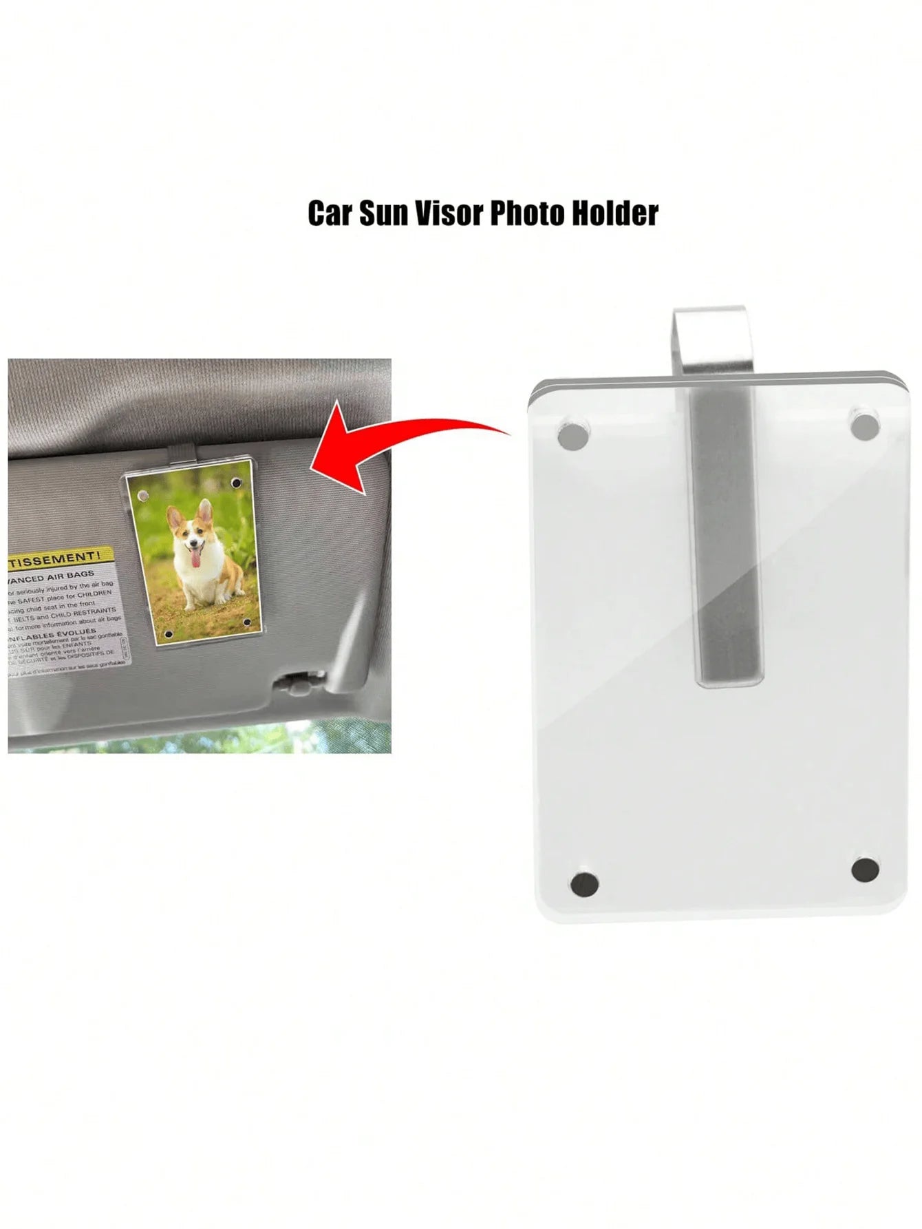 Magnetic Photo Clip for Car Sun Visor