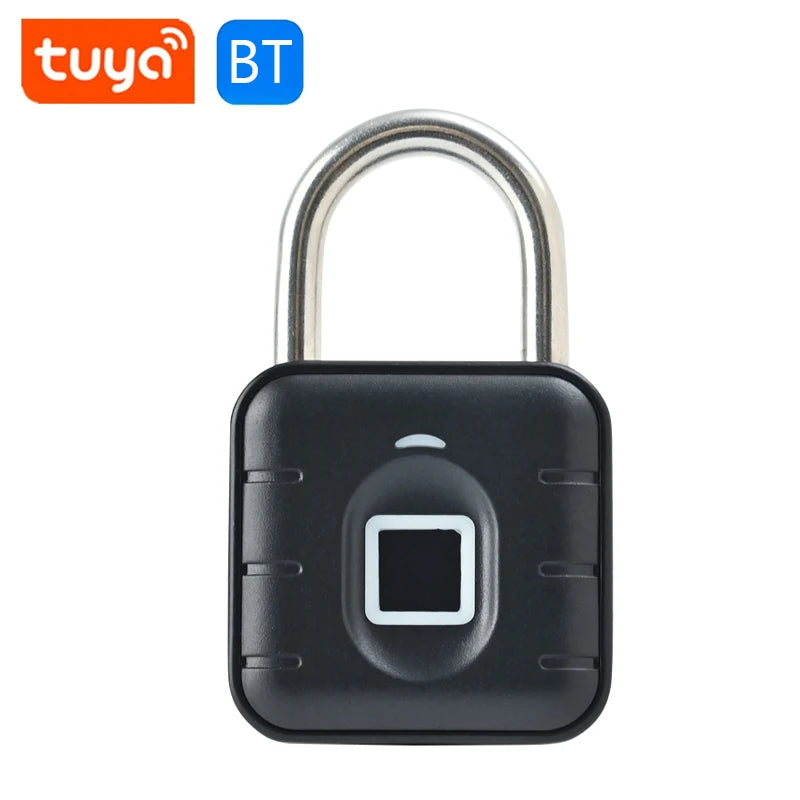 Keyless Fingerprint Lock with Tuya APP Smart Padlock Waterproof Door Lock 0.2sec