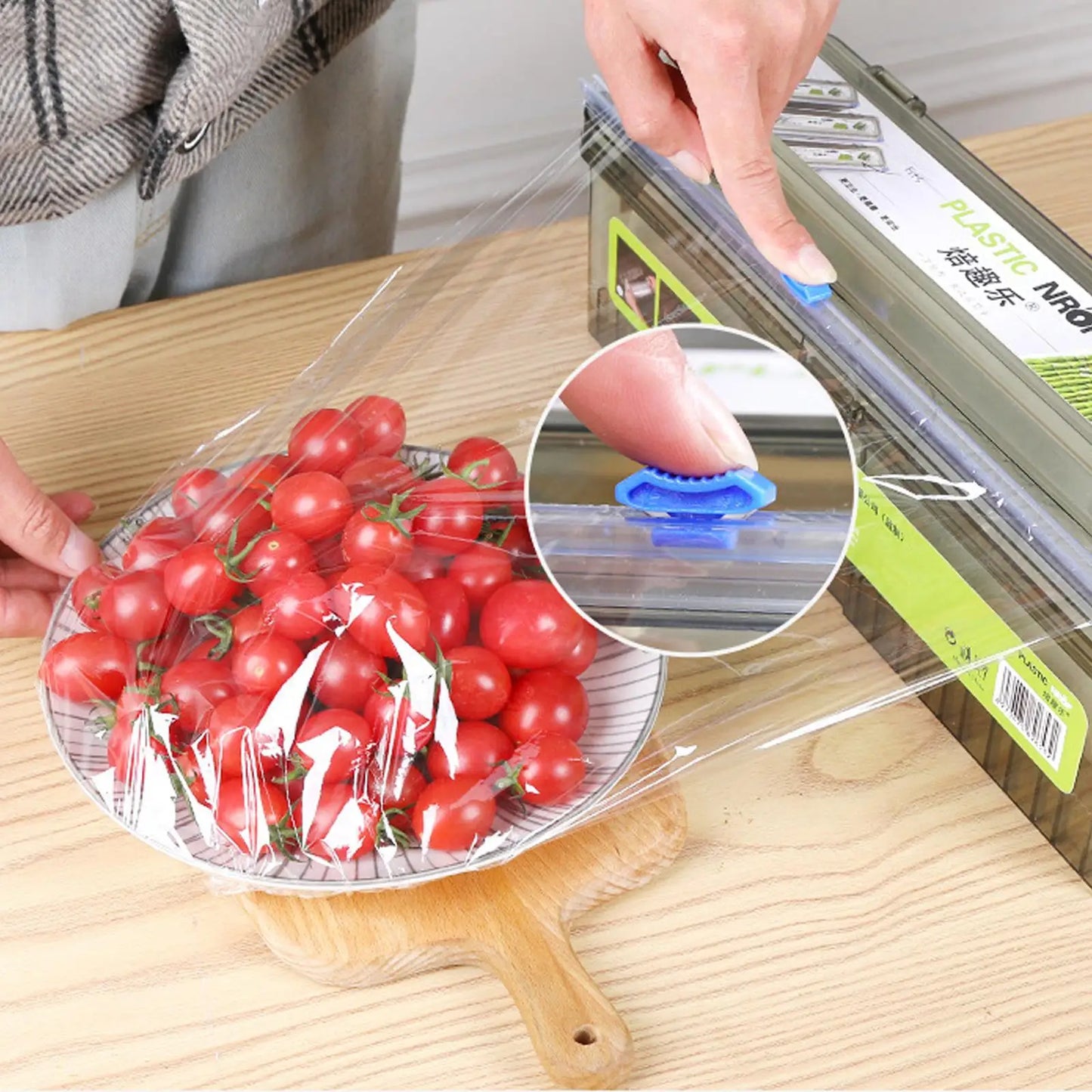 3-in-1 Kitchen Wrap Dispenser & Cutter — Foil, Cling Film & Wax Paper