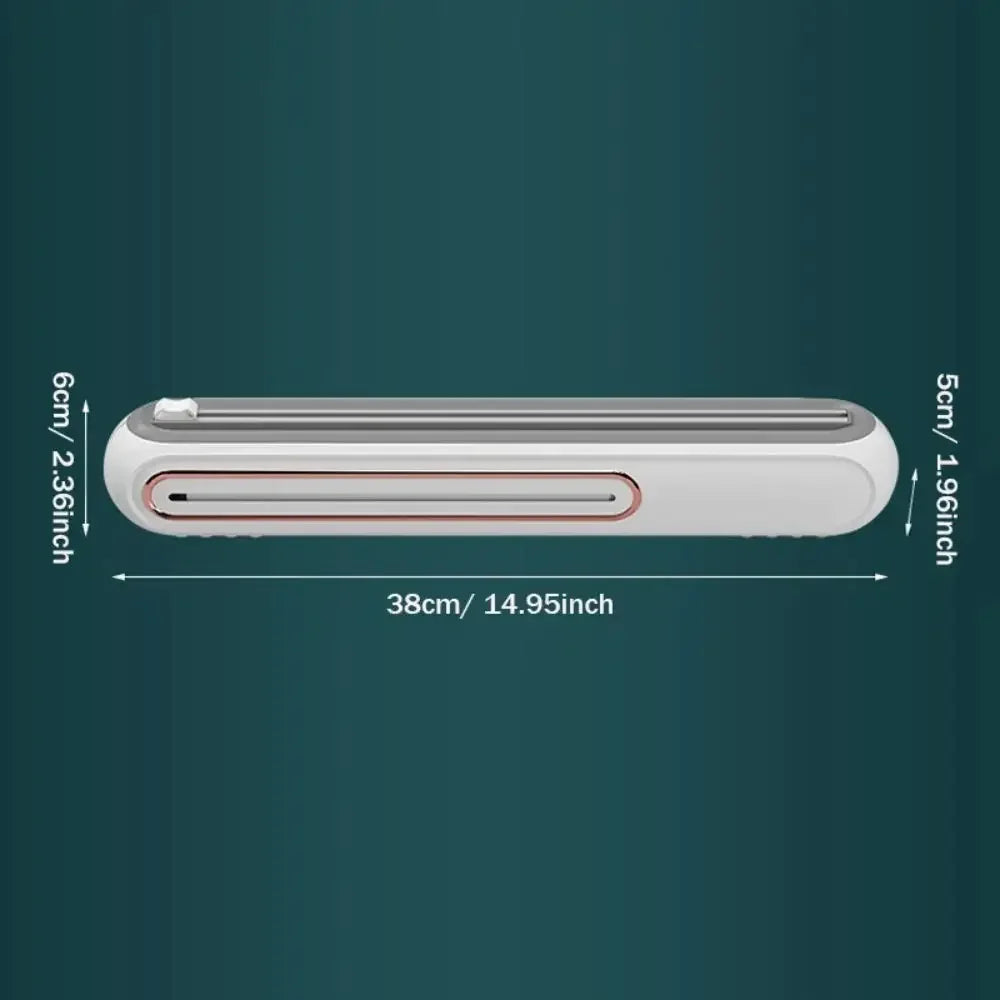 Magnetic Wrap & Foil Dispenser with Cutter — Plastic, Foil & Parchment