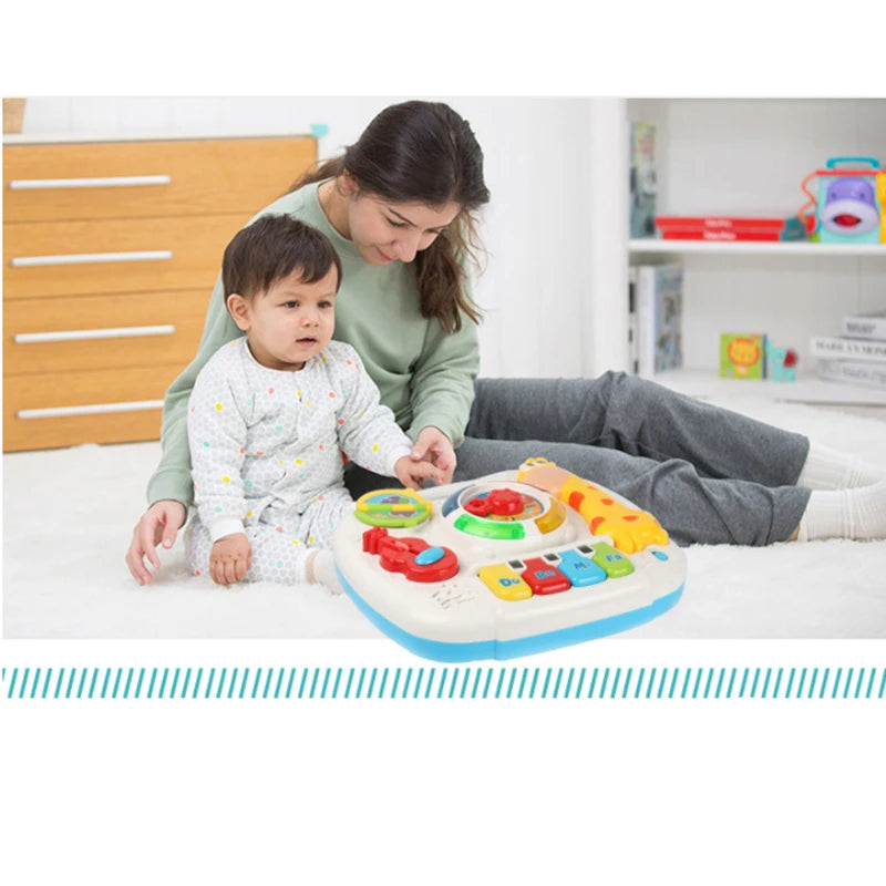 Music Table Baby Toys Learning Machine Educational Toy Music Learning Table Toy Musical Instrument for Toddler 6 Months+