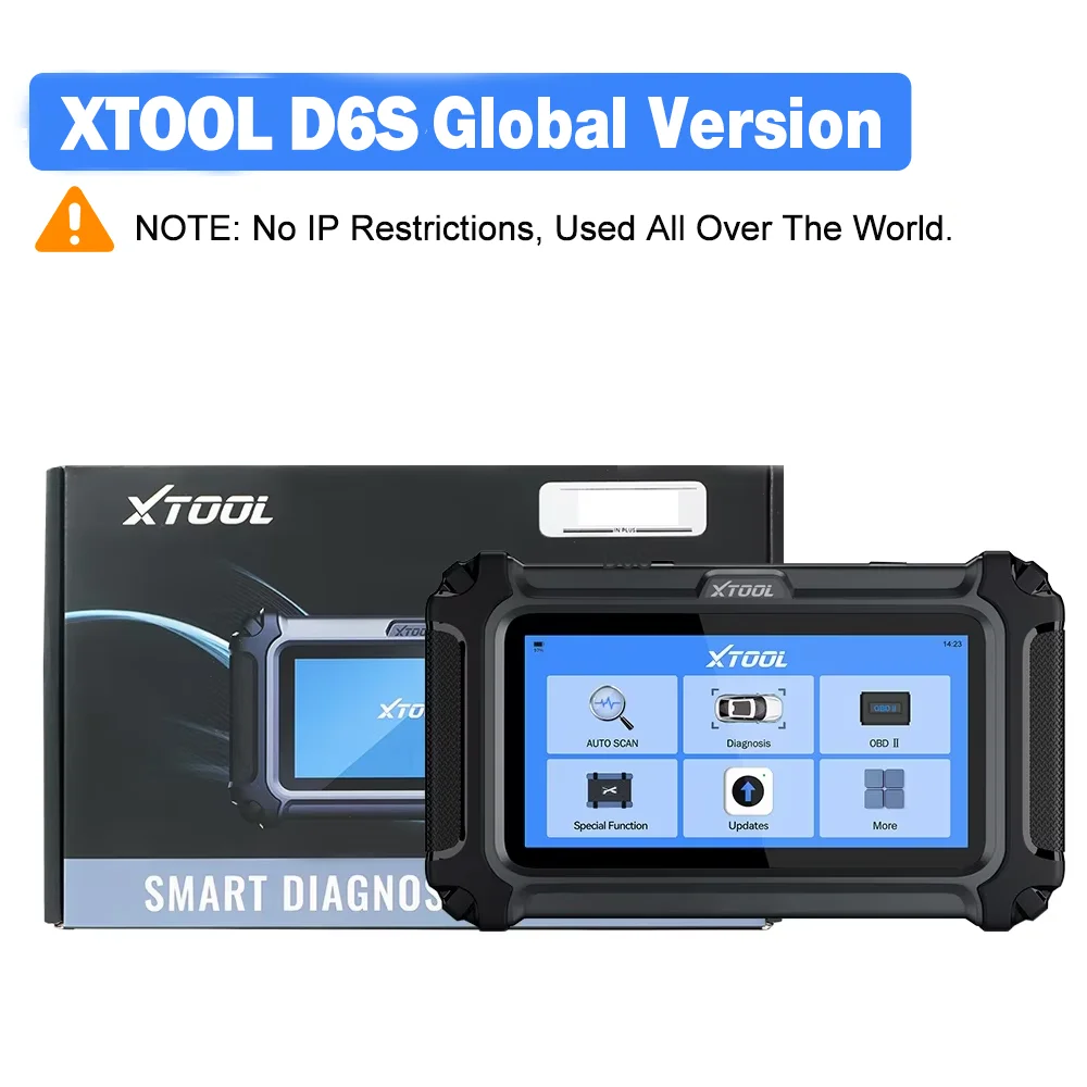 D6S OBD2 Scanner, Full-System Car Diagnostic Tool with 30 Resets, CAN FD, FCA AutoAuth, and Free Updates