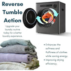 11LBS Compact Dryer with Exhaust Pipe and Electric Dryers with Stainless Steel Tub