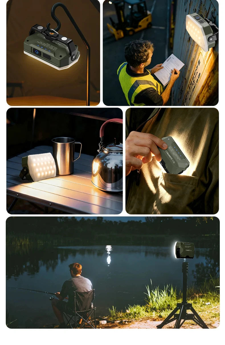 Rechargeable Camping Lantern — Portable Hanging Light for Tents