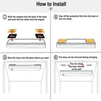 USB Rechargeable Wireless LED Bar Light with Motion Sensor