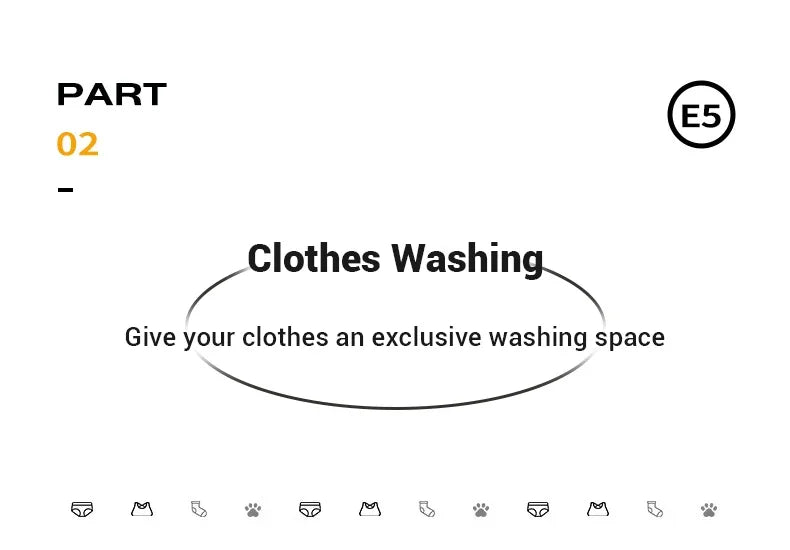 Foldable Portable Washing Machine — 13L, Spin Dryer, Compact