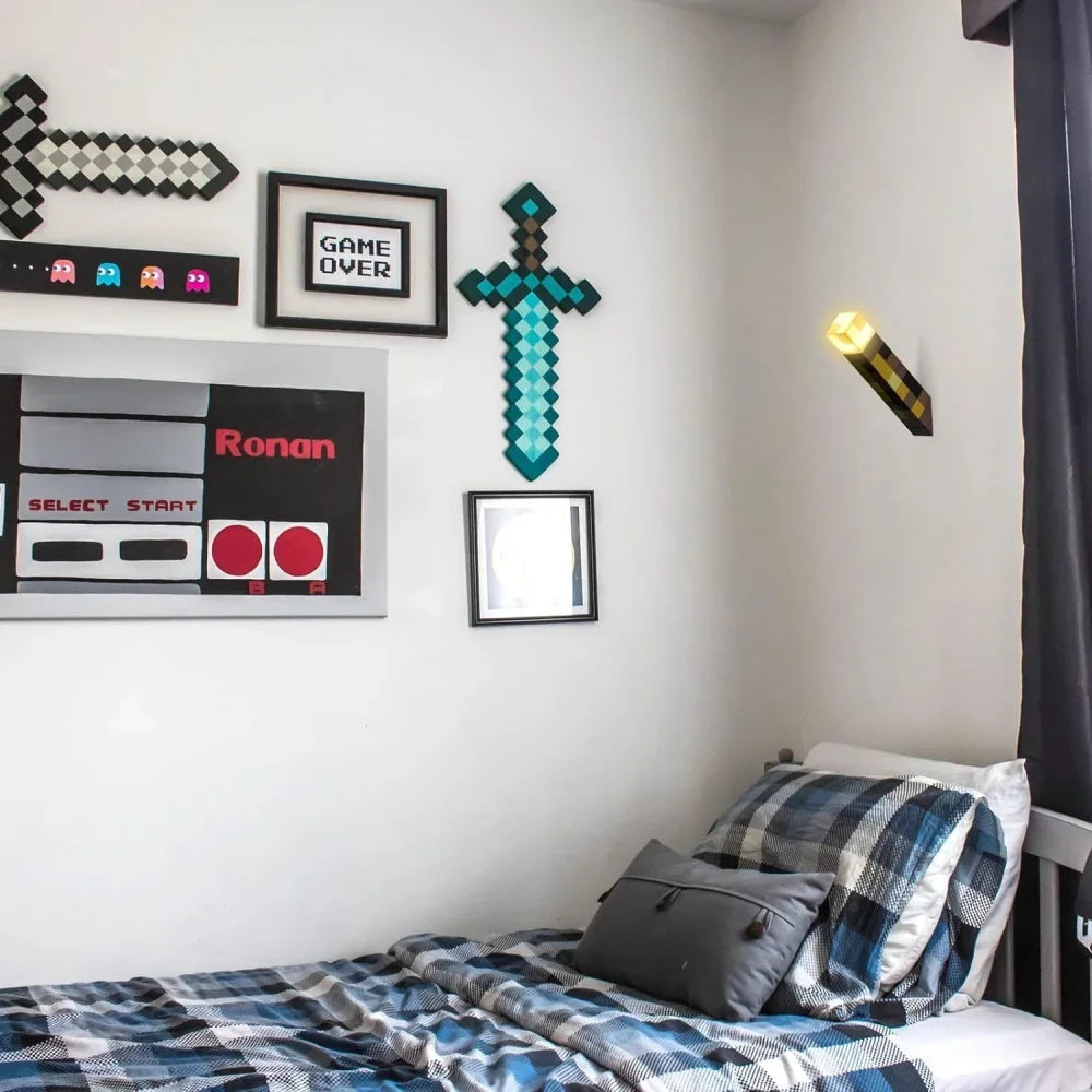 Brownstone Torch Lamp Figure 4Colors LED Night Light