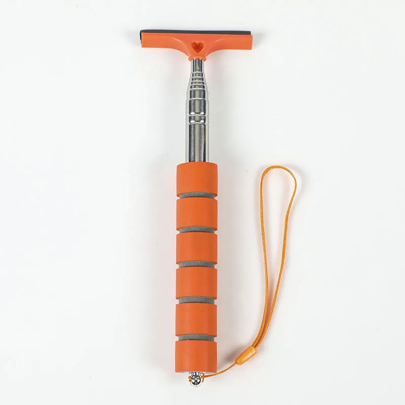 Telescopic Car Mirror & Window Cleaning Tool — Mist Wiper Brush