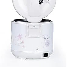 Automatic Rice Cooker & Food Steamer, 10 Cups Uncooked, 700W Convenient Detachable Cord, Cook & Keep Warm Features, White