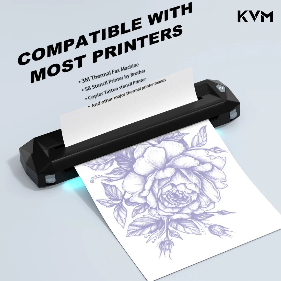 50 Sheets KVM Vegan Tattoo Stencil Transfer Paper A4 Size