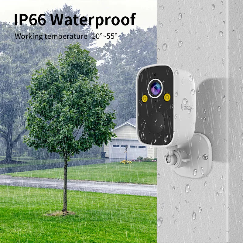 Vstarcam 4G LTE Solar Security Camera — 3MP, PIR Human Detection