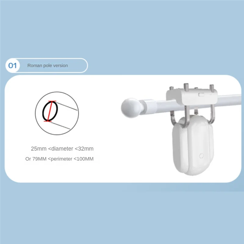 Smart Automatic Curtain Opener Robot — Remote Control & Timer
