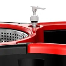 360° Spin Mop & Bucket Set — Self-Wringing, 3 Microfiber Heads