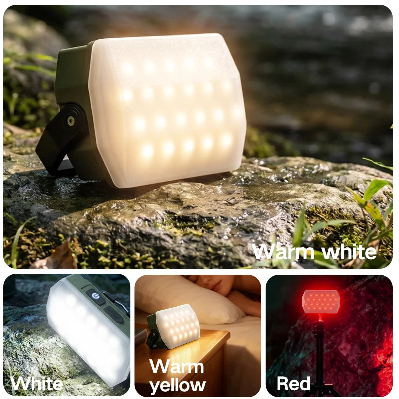Rechargeable Camping Lantern — Portable Hanging Light for Tents