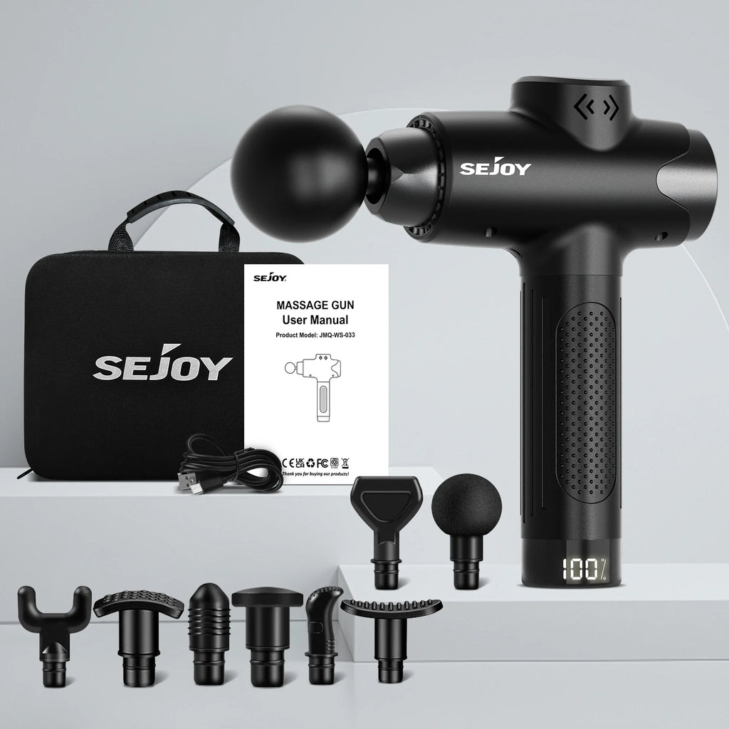 Sejoy Massage Gun for Back, Neck & Muscle Relief