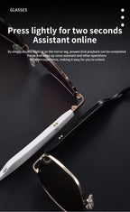 MZ02 Smart Glasses with Speaker Bluetooth Wireless Audio Touch Hands-Free Calling Stereo Music Headphones Smart Sunglasses