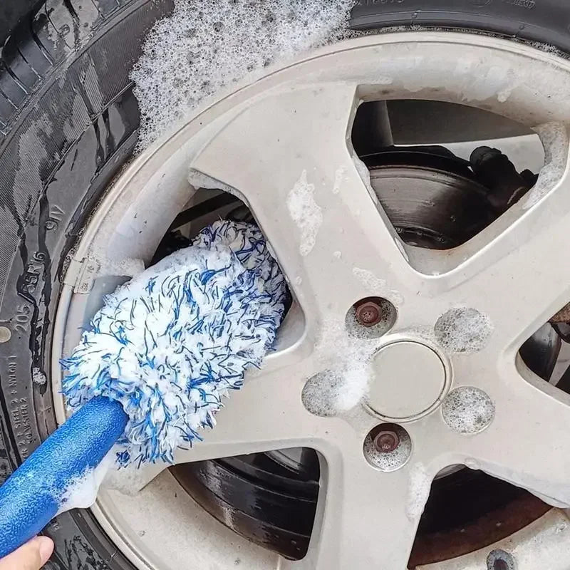 Car Wash Super Plush Microfiber Tire Rim Wheel Hub Cleaning Brush