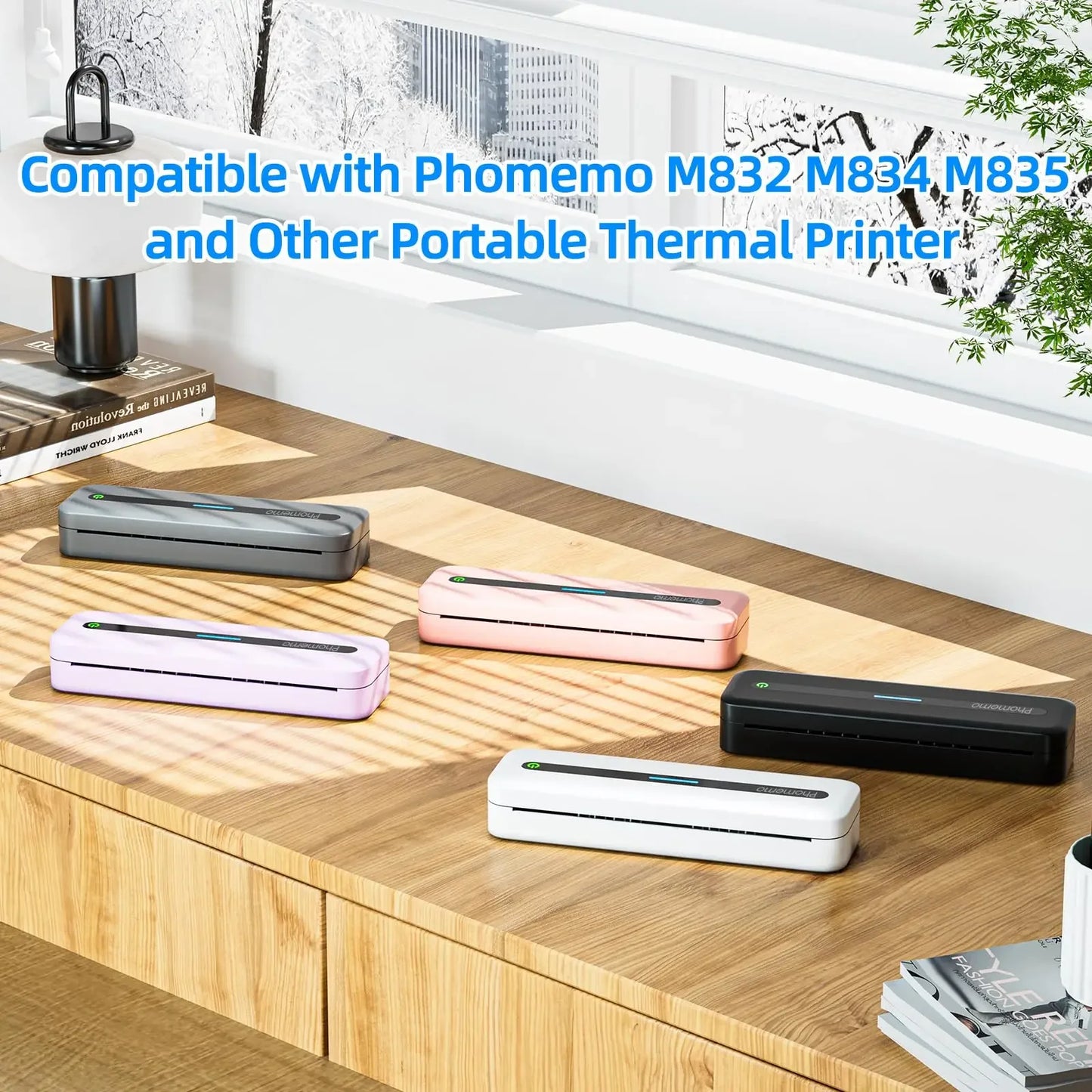 Phomemo A4 Thermal Paper Quick-Dry Continuous Printer Roll