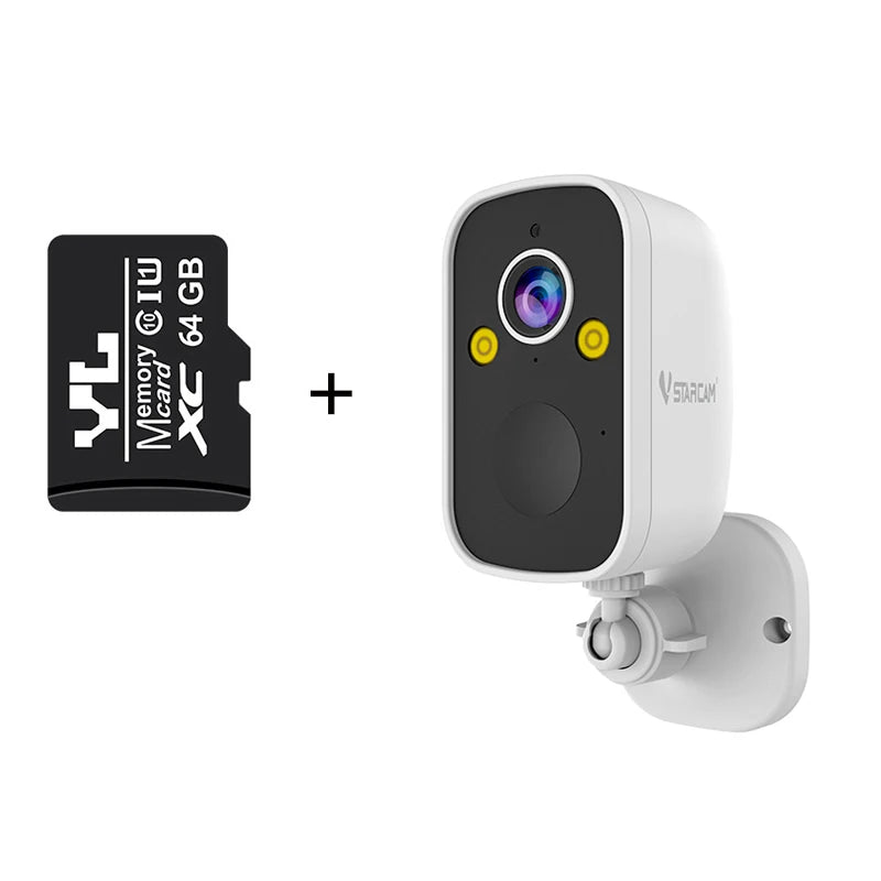 Vstarcam 4G LTE Solar Security Camera — 3MP, PIR Human Detection